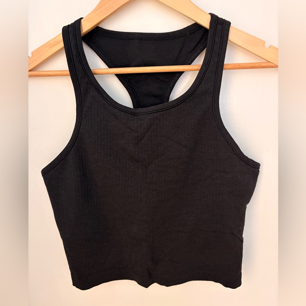 Lululemon Ebb to Street Cropped Racerback Tank